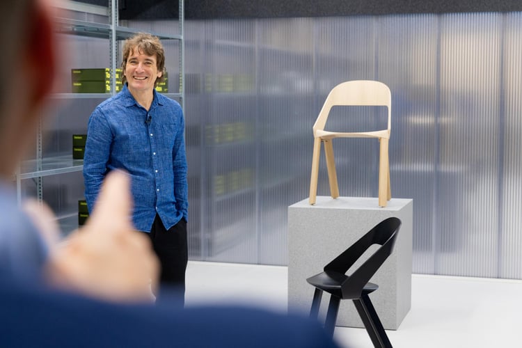 Explore the creative mind of Jörg Boner, the designer behind the Rove Wooden Chair. In this short yet insightful video, Boner shares the story behind one of his most technically advanced and expressive designs.
